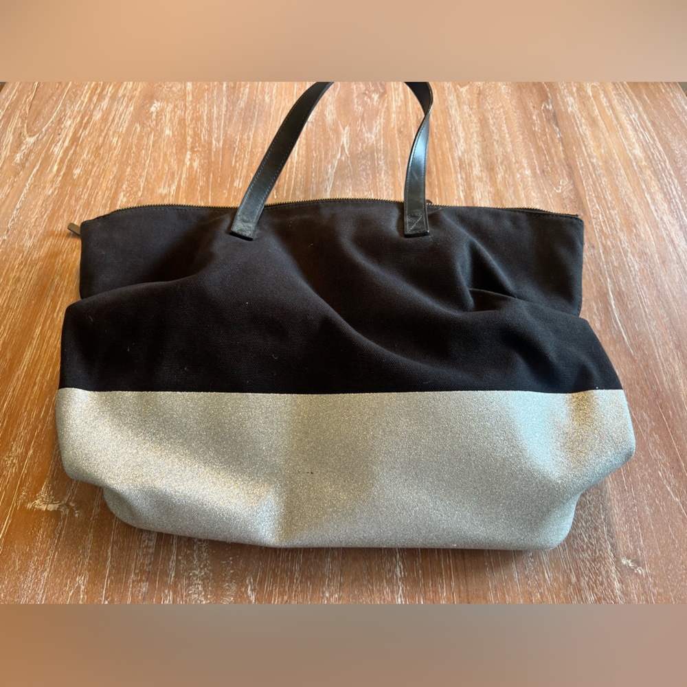 Black and Silver Tote Bag - Picture 5 of 8